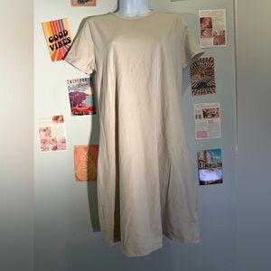 Athleta Cream Mini Dress